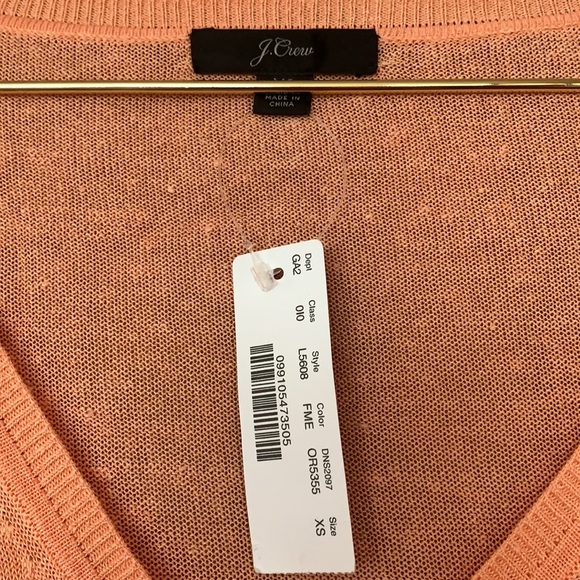 NWT J.Crew Linen Blend Sweater - Picture 4 of 4